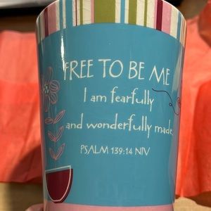 Dayspring 17402 tall latte mug psalm 139:14 NIV
